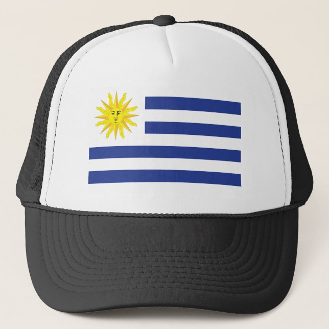Uruguay Flag Trucker Hat (Front)