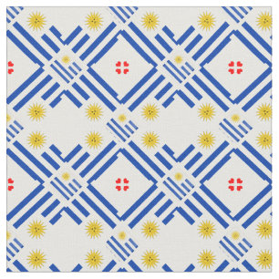 Uruguay Flag & Uruguay Trendy Fabric fashion