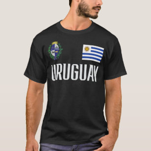 Uruguay Flag Uruguayan Football Soccer Fan Men Wom T-Shirt