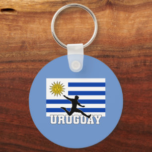 Uruguay Football Soccer National Team Keychain
