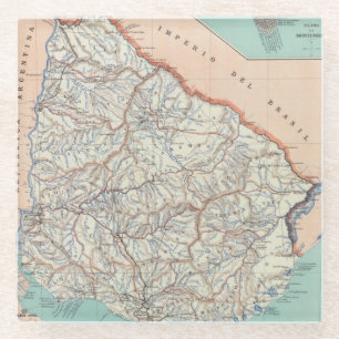 Uruguay Glass Coaster