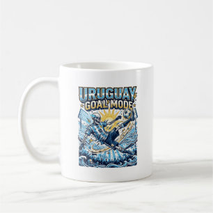 Uruguay Goal Mode Skeleton Striker Nations Dynamic Coffee Mug