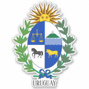 Uruguay National Coat Of Arms Patriotic