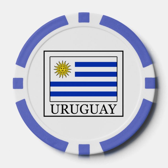 Uruguay Poker Chips (Front)