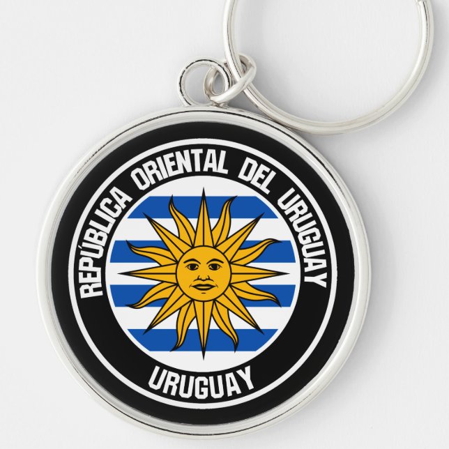 Uruguay Round Emblem Keychain (Front)
