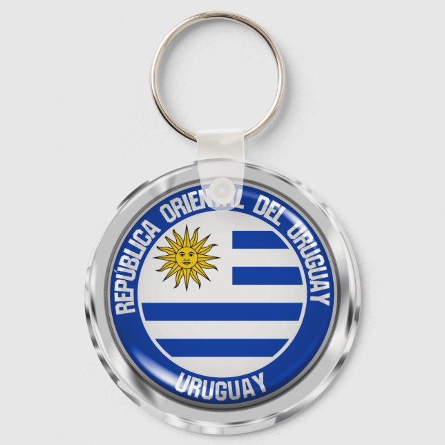 Uruguay Round Emblem Keychain (Front)