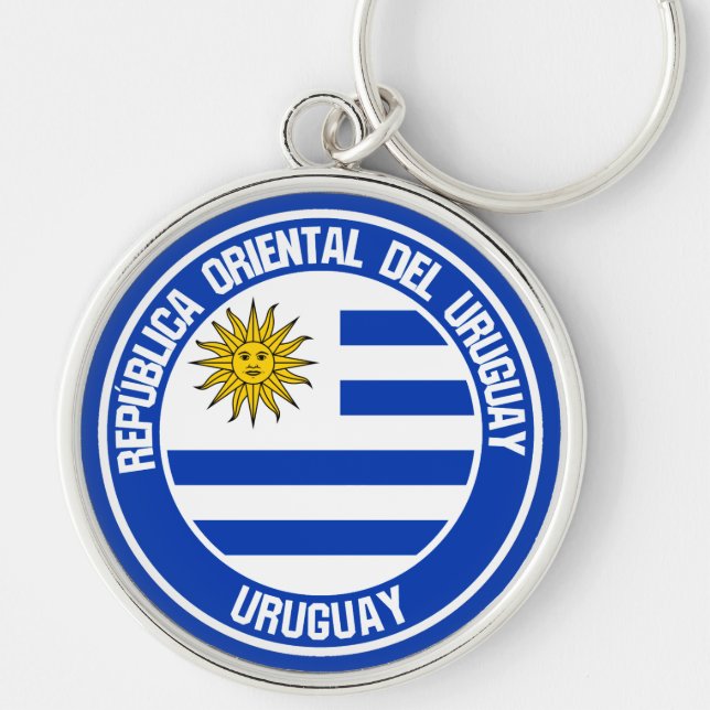 Uruguay Round Emblem Keychain (Front)