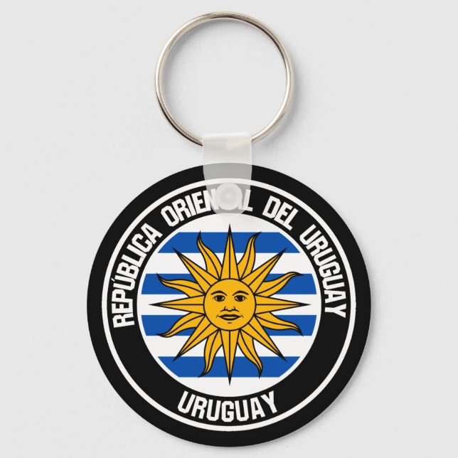 Uruguay Round Emblem Keychain (Front)