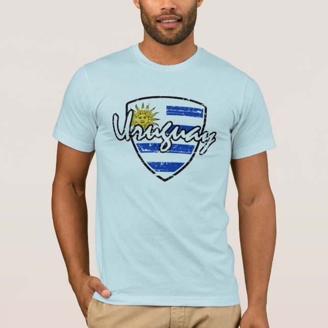 Uruguay shield design T-Shirt (Front)