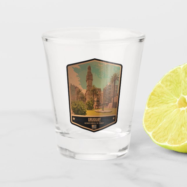 Uruguay Shot Glass (Front)