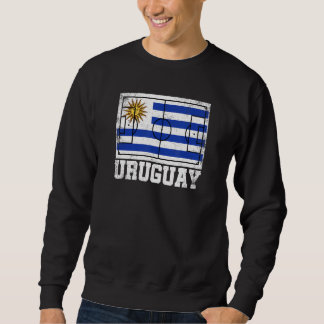 Uruguay Soccer Field Country Flag Uruguayan Pride Sweatshirt