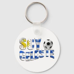 Uruguay Soccer T-shirts and gifts Keychain