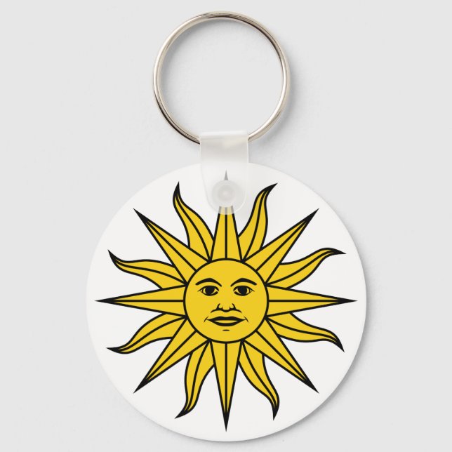 Uruguay Sol de Mayo Keychain (Front)