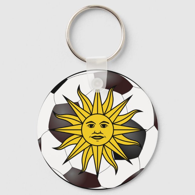Uruguay "Sol de Mayo" Keychain (Front)
