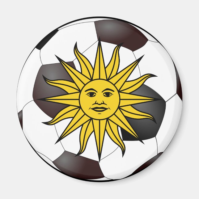 Uruguay "Sol de Mayo" Magnet (Front)