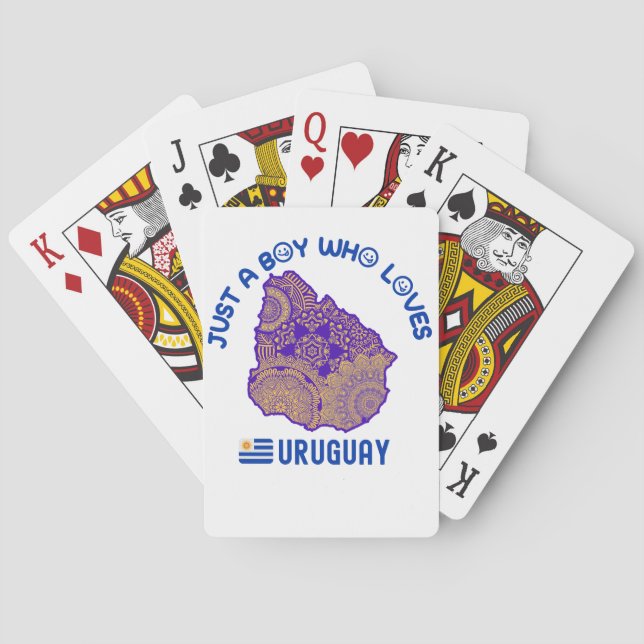 Uruguay South American Country Playing Cards (Back)