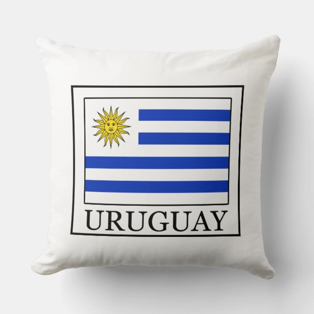 Uruguay Throw Pillow (Front)