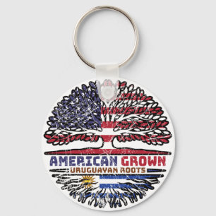 Uruguay Uruguayan US American USA United States Keychain