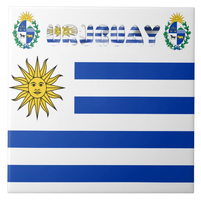 Uruguayan flag tile (Front)