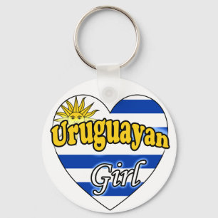 Uruguayan Girl Keychain