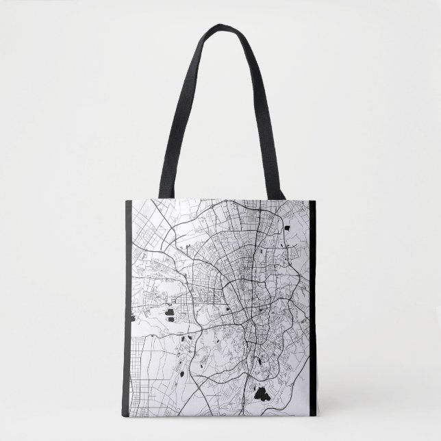 Ürümqi China Map Tote Bag (Front)
