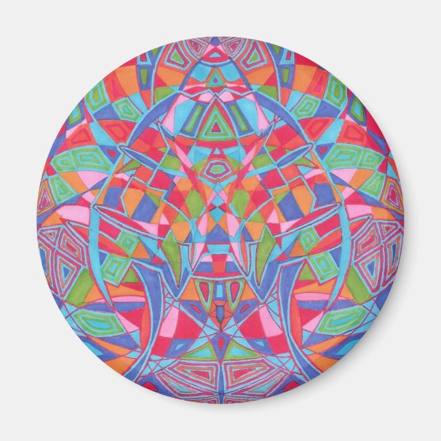 Urus Fret mandala magnet (Front)