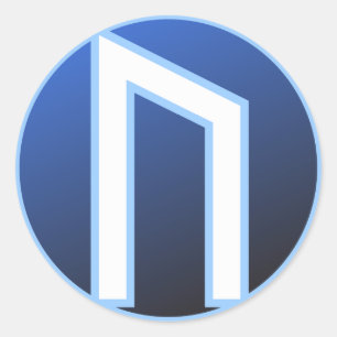 Uruz Ur Rune Classic Round Sticker