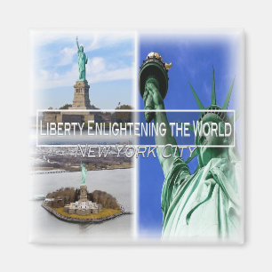US0135 America, United States, New York, Fridge Magnet