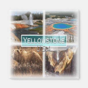 US0149 America,United States, Yellowstone, Fridge  Magnet