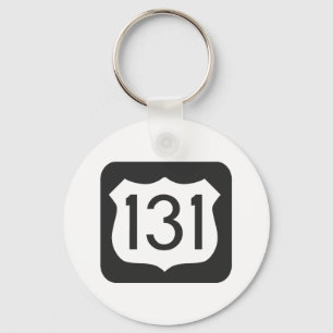 US-131 Highway Keychain