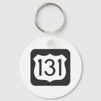 US-131 Highway Keychain