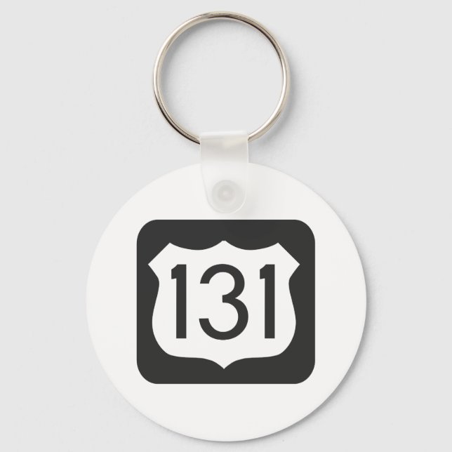 US-131 Highway Keychain (Front)