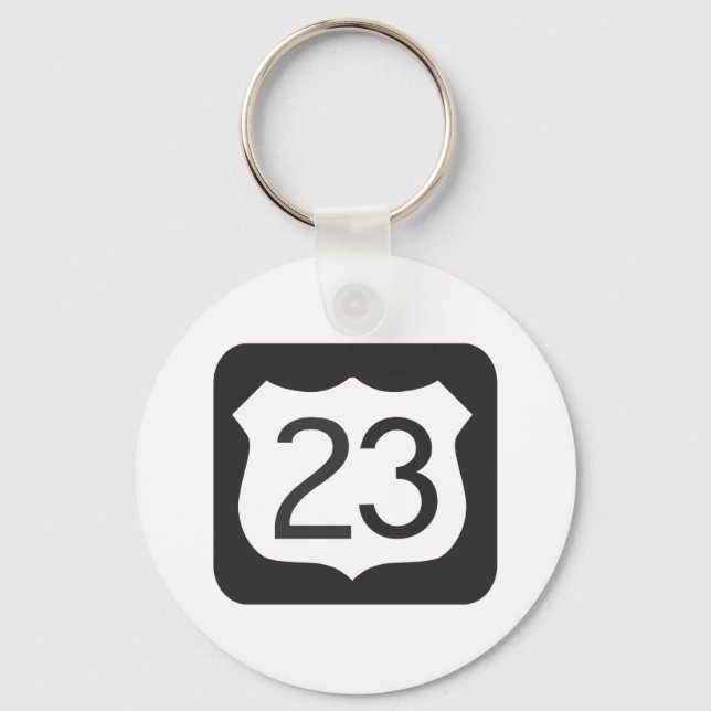 US-23 Highway Keychain (Front)