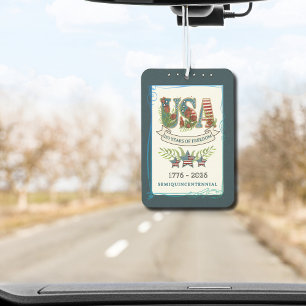 US 250 Years of Freedom Midnight Blue Botanical  Air Freshener