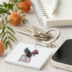 US 250th Anniversary Keychain