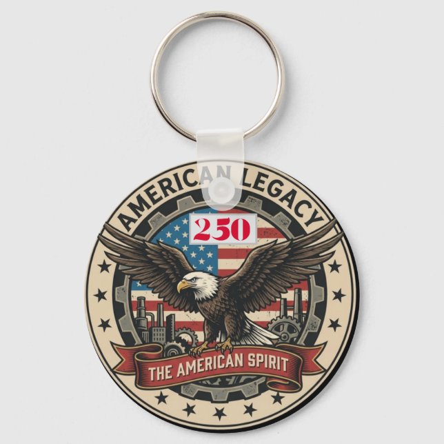 US 250th Anniversary  Keychain (Front)