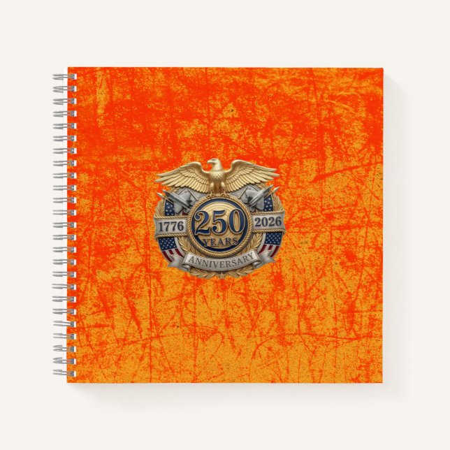 US 250th Anniversary  Notebook (Front)