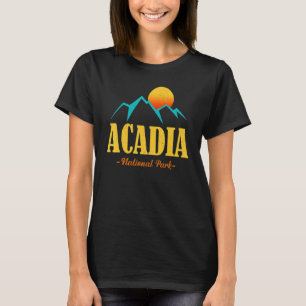 US Adventure Vintage Acadia National Park Souvenir T-Shirt