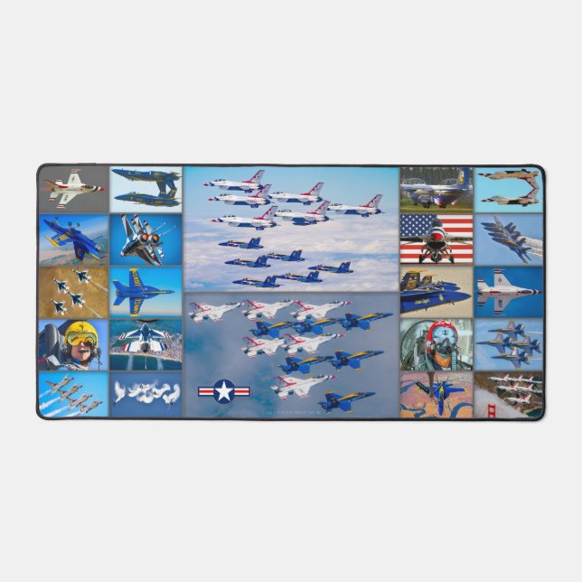 US AIR DEMONSTRATION TEAMS DESK MAT (Front)