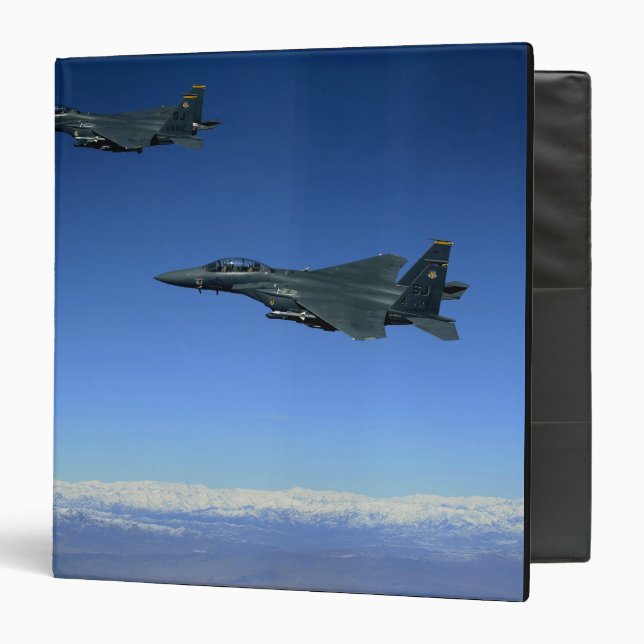 US Air Force F-15E Strike Eagles 2 Binder (Front/Inside)