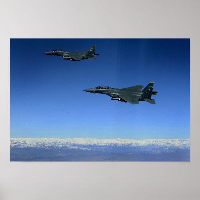US Air Force F-15E Strike Eagles 2 Poster (Front)