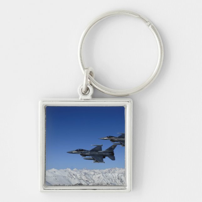 US Air Force F-16 Fighting Falcons Keychain (Front)