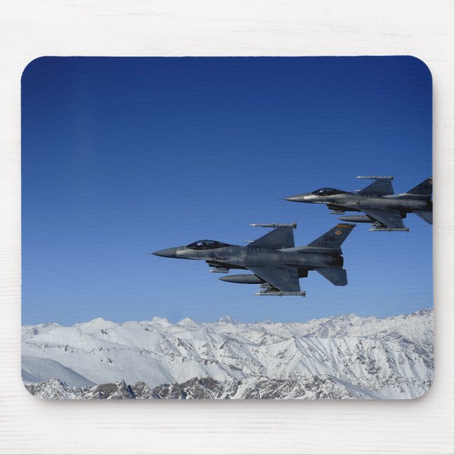 US Air Force F-16 Fighting Falcons Mouse Pad (Front)
