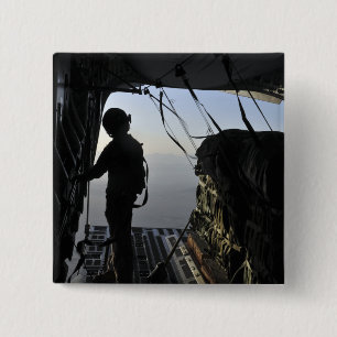 US Air Force loadmaster 2 Inch Square Button