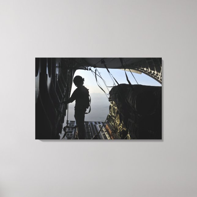 US Air Force loadmaster Canvas Print (Front)