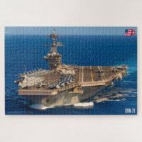 US AIRCRAFT CARRIER - CVN 71 (20x30 INCH)