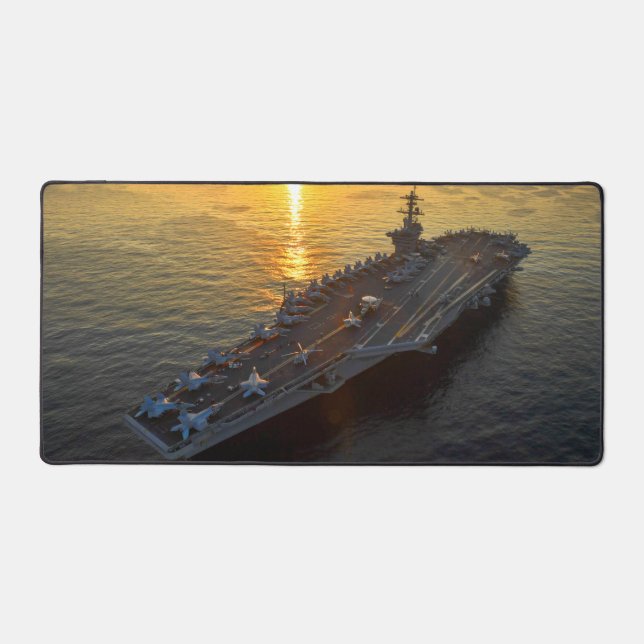 US AIRCRAFT CARRIER - CVN-71 DESK MAT (Front)