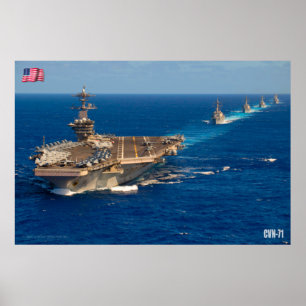 US AIRCRAFT CARRIER – CVN-71 POSTER
