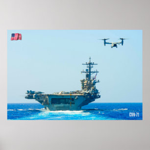 US AIRCRAFT CARRIER – CVN-71 POSTER