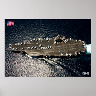 US AIRCRAFT CARRIER – CVN-72 POSTER